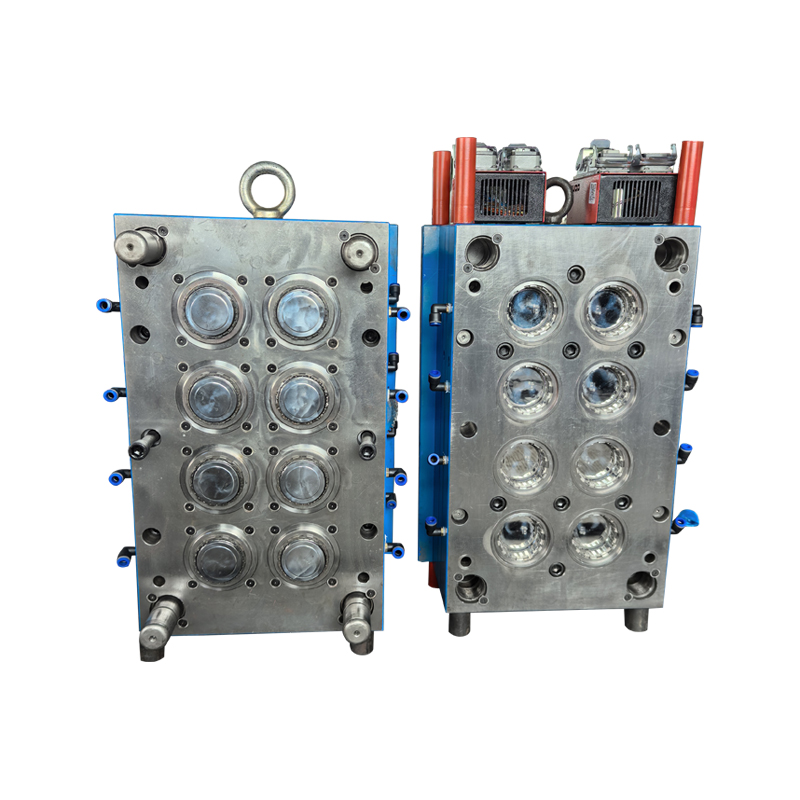 Plastic injection bucket cap mould with anti-theft ring
