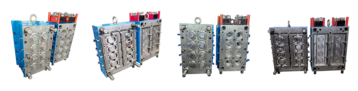 Plastic injection bucket cap mould with anti-theft ring