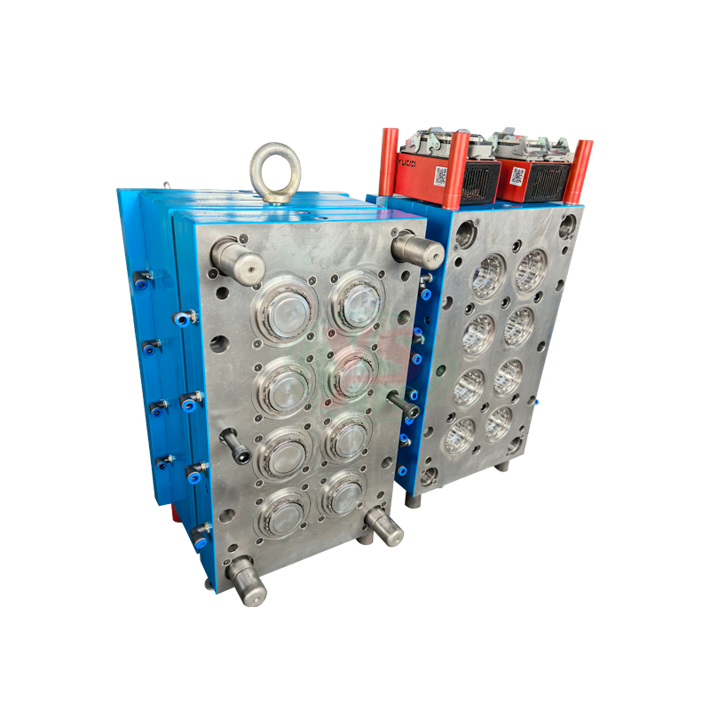 Plastic injection bucket cap mould with anti-theft ring