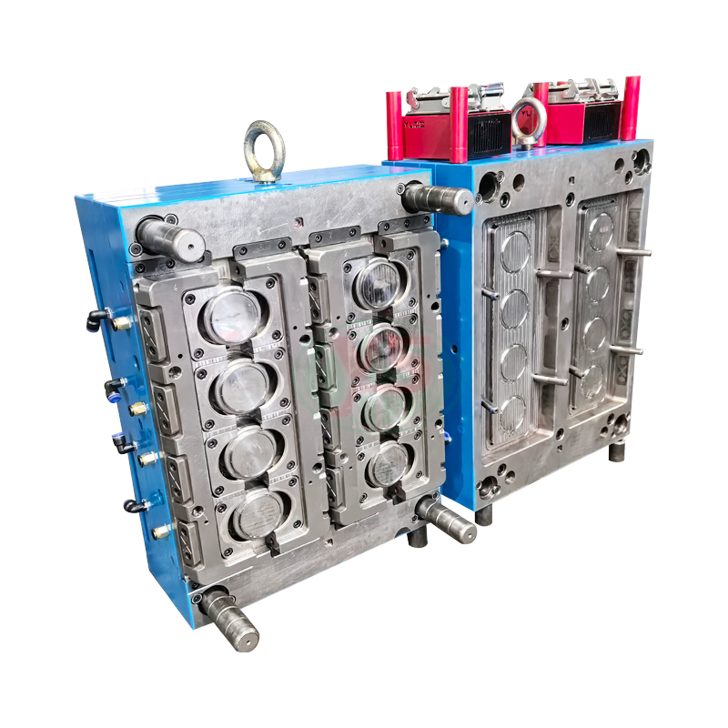 Plastic injection bucket cap mould with anti-theft ring