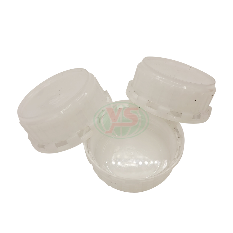 Plastic injection bucket cap mould with anti-theft ring